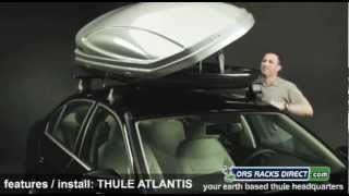 Thule Atlantis Cargo Roof Boxes Features amp How To Install  ORS Racks Direct [upl. by Lrub103]