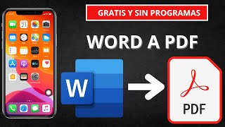 📄😍 Cómo Convertir un Archivo WORD a PDF en CELULAR 2024 SIN PROGRAMAS 😍📄 [upl. by Mariana247]