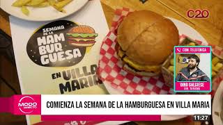 MODO DIRECTO  DINO GAGLIESE  COMIENZA LA SEMANA DE LA HAMBURGUESA EN VILLA MARIA [upl. by Mordy366]