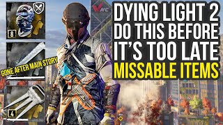 Max Level Items At Rank 3 Missable Weapons amp More Dying Light 2 Secrets Dying Light 2 Tips [upl. by Oicanata]