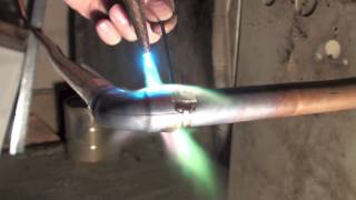 How to braze copper with silphos brazing rod [upl. by Elimac63]