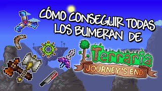 Cómo conseguir o crear todos los BUMERANS de TERRARIA 😲 [upl. by Fulbright]