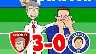 Arsenal vs Chelsea 30 Goals and Highlights 2016 Poor Old Chelsea Song INSTRUMENTAL [upl. by Hannover]