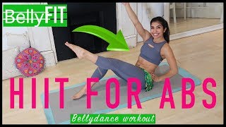 HIIT for Abs  Bellydance Sweat Workout [upl. by Quick]