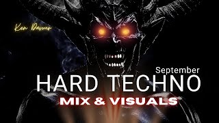 Hard Techno Rave Mix  Sept 2024  155170 BPM  Psy Visuals OMAKSJayronZentrycNIOTechVeseli [upl. by Aynnat]