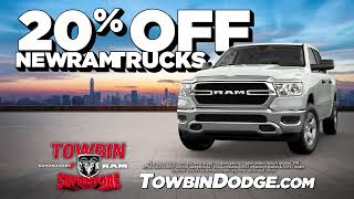 Towbin Dodge  20 Off New Ram Trucks [upl. by Egor]