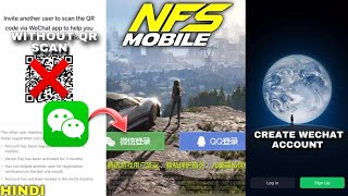 How To Create WeChat Account Without QR Code Scan  HOW TO LOGIN NFS MOBILE [upl. by Stearn]