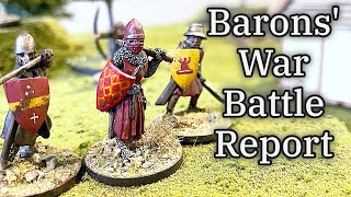 The Barons War  500pt Battle Report [upl. by Tallula]