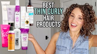 Best Products for Fine Thin amp Low Density Curly Hair  Drugstore amp HighEnd [upl. by Older]