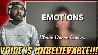 Elaine Duran  EmotionsDestinys Child Cover REACTION [upl. by Biddle962]