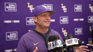 LSU Jay Johnson on Opening Weekend Starting Rotation and More [upl. by Acissaj]