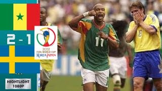 Senegal 21 Sweden ●2002 World Cup 116 Extended Goals amp Highlights HD 1080 [upl. by Cordelia277]