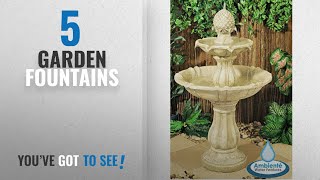 Top 10 Garden Fountains 2018 Ambiente Elizabethan 3 Tier Fountain Water Feature [upl. by Heigl]