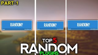 Top 5 Random Plugins For Your Minecraft Aternos Server  Part1 [upl. by Ahsropal]