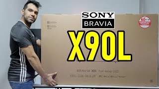 Sony X90L BRAVIA XR Triluminos Pro Unboxing y review completa  4K 120Hz VRR Dolby Vision [upl. by Ainegul]