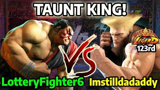 🔥 STREET FIGHTER 6➥ LotteryFighter6 EHONDA エドモンド 本田 VS Imstilldadaddy GUILE ガイル LEGEND RANKS 🔥 [upl. by Tucker]