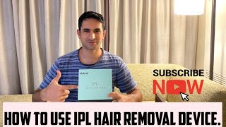 How to use IPL Hair Removal Device IPL Hair Removal Device travelwithparis iplhairremoval [upl. by Anayi]