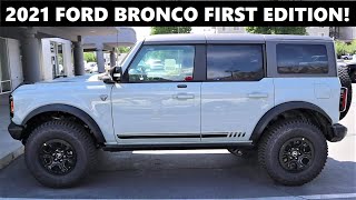 2021 Ford Bronco First Edition This Or A Jeep Wrangler Rubicon [upl. by Busch]