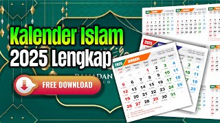 Kalender Islam 2025 Lengkap [upl. by Beckman423]