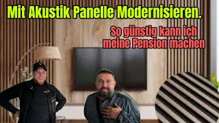 Die Alternative Akustik Panelle Günstig und Tolle Optik Pension [upl. by Nnailuj609]