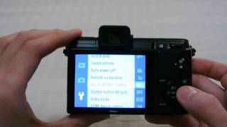 Nikon V1 Menus and Modes Walkthrough [upl. by Katina]