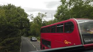 August 2020 London Bus Route 353 from Locksbottom to Hayes [upl. by Lamaaj]