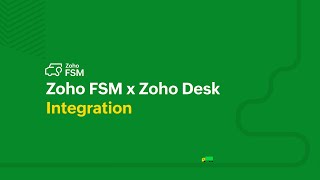 Offer seamless onsite assistance with the Zoho FSM extension for Zoho Desk [upl. by Ahsa]