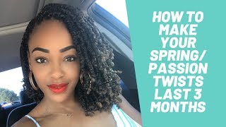 EASIEST Way to Maintain SPRINGPASSION TWISTS  SIMPLE Nighttime and Morning Routine [upl. by Eatnahc]