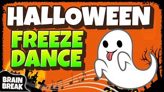 🎃 Halloween Freeze Dance 🎃 Brain Break 🎃 Just Dance 🎃 GoNoodle [upl. by Eidur]