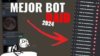 COMO RAIDEAR UN SERVIDOR DE DISCORD FACIL 2024 EL MEJOR BOT [upl. by Binah]