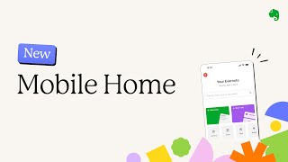 How we designed the new Evernote Home on Mobile 🏡 [upl. by Filahk]