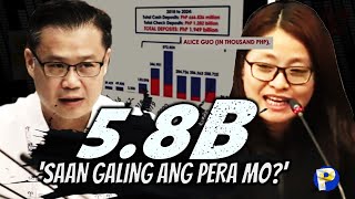 Unexplainable BILLIONS sa bank account ni Alice Guo pinatunayan ni Win Gatchalian na POGO money [upl. by Rubia708]