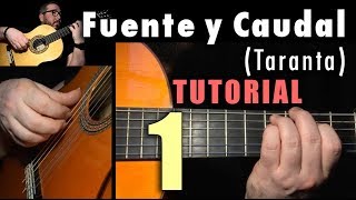 Flamenco Tremolo Exercise  23 Fuente y Caudal Taranta INTRO by Paco de Lucia [upl. by Namron2]