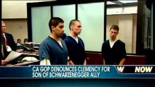 CA GOP Slam Schwarzenegger for Granting Clemency to Allys Son [upl. by Annahgiel]