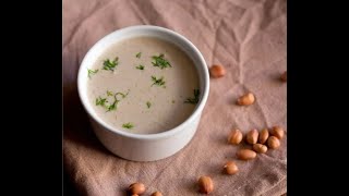 उपवासाची शेंगदाणा आमटी  Upvasachi Shengdana Amti Recipe In Marathi [upl. by Yenttirb]