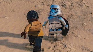 Captain Phasma and Finn Unique Dialogue  LEGO Star Wars The Skywalker Saga [upl. by Shaeffer]