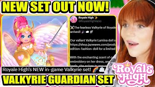 NEW SET IS HERE New Valkyrie SET OUT NOW Heres How To Get The New Set In Royale High Roblox [upl. by Wyon]