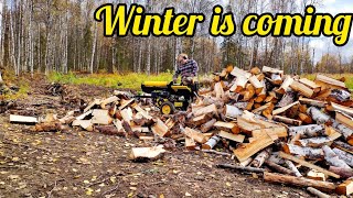 Winter Prep on our 160 acre Alaska Homestead [upl. by Anaicilef]