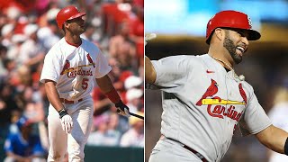 Albert Pujols through the years Take a look back at his first home run and other milestone homers [upl. by Etnohc976]