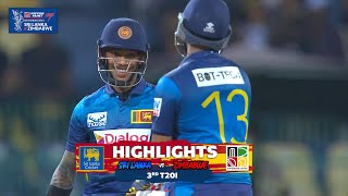 Thrilling Chase LastOver Drama  1st T20I Highlights  Sri Lanka vs Zimbabwe 2024 [upl. by Constantina]