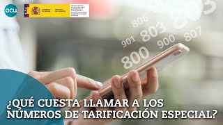 ¿Qué cuesta llamar a los números de tarificación especial 800 900 901 902 803 806con LSE [upl. by Taimi]