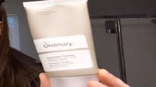 The Ordinary Mini Squalane Cleanser 1 7 oz 50 mL Review [upl. by Reamy]