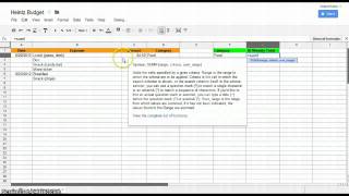 Creating a Spending Journal using Google Docs [upl. by Fenton]