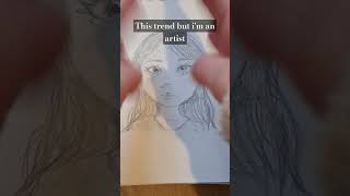 This trend but im an artist❤️✨️missdrawingqueen trend drawing artist tiktok [upl. by Leschen]