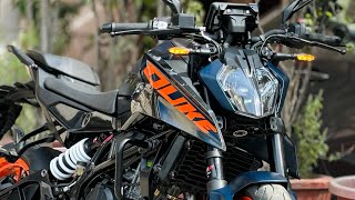 2024 KTM Duke 250 New Colour Detailed Review  On Road Price amp Exhaust Note🔥 [upl. by Nylrebma]