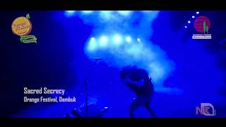 Sacred Secrecy  Death Metal Band  Orange festival Dambuk  Arunachal Pradesh [upl. by Attey]