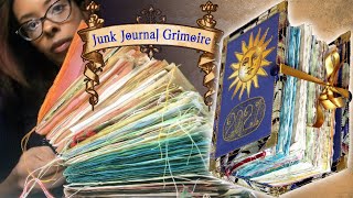 Making a Seasonal Grimoire Junk Journal Book Of Shadows Mistakes And How To Fix Them [upl. by Sterne315]