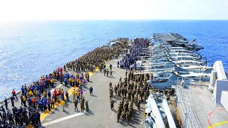 City At Sea Life Inside World’s Largest US Navy Aircraft Carrier  Full Documentary [upl. by Natfa]