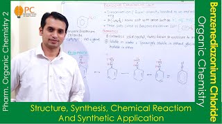 Benzenediazonium Chloride Organic Chemistry  Chemical Reactions and Synthetic Uses [upl. by Lubbock]