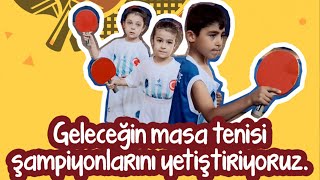 Geleceğin Masa Tenisi Şampiyonlarını Yetiştiriyoruz 🏓 [upl. by Glover]